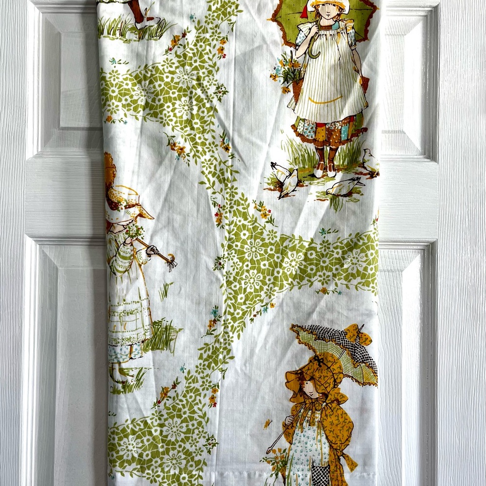 Vtg Springmaid Holly Hobbie Full Flat Sheet,  American Greetings